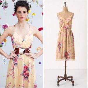Anthropologie Meadow Rue Floral Summer Sundress